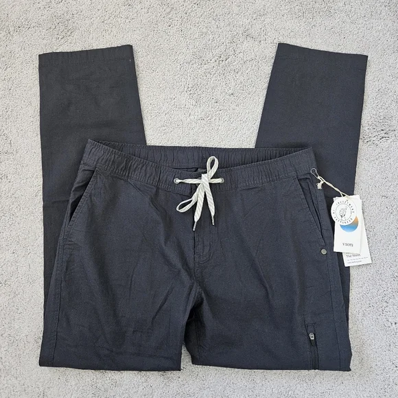 NWT Vuori | Ripstop Pant Charcoal Grey Athleisure Athletic Outdoor Womens XL - Picture 4 of 10